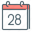 calendar, date, day, 28, twenty eight 