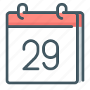 calendar, date, day, 29, twenty nine