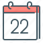 calendar, date, day, 22, twenty two 