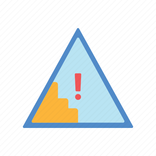 Slippery, warning, sign icon - Download on Iconfinder
