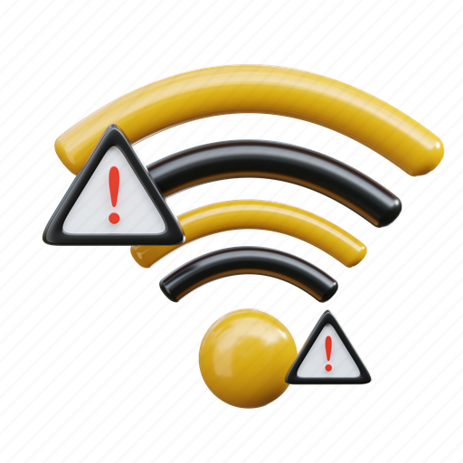 Wifi, internet, connection, failed, no wifi, no signal 3D illustration - Download on Iconfinder