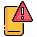 mobile, alert, triangle, warning, exclamation, notification icon