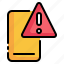 mobile, alert, triangle, warning, exclamation, notification icon 