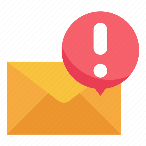 Message, exclamation, alert, talk, chat, mail, envelope icon icon - Download on Iconfinder