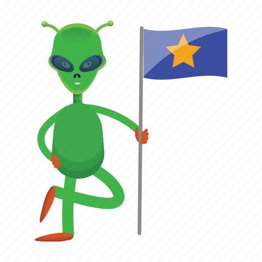 Alien, cartoon, creature, et, space icon - Download on Iconfinder