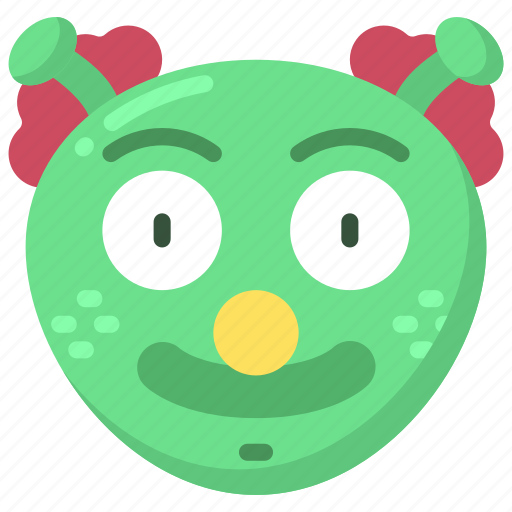 Emoticon, ideogram, smiley, clown icon - Download on Iconfinder