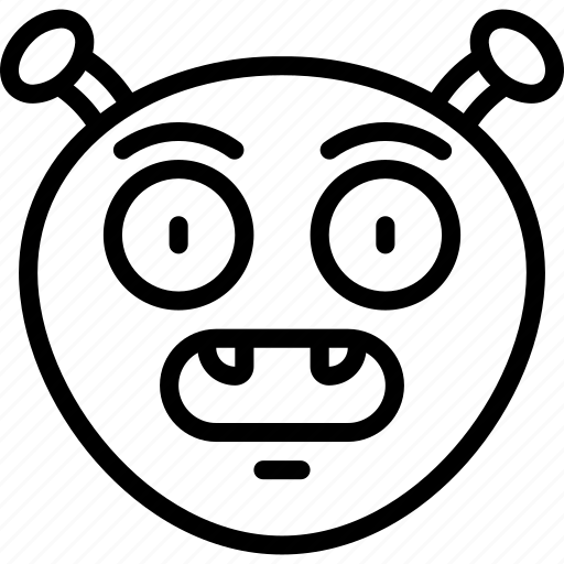 Emoticon, ideogram, smiley, shocked, surprised icon - Download on Iconfinder