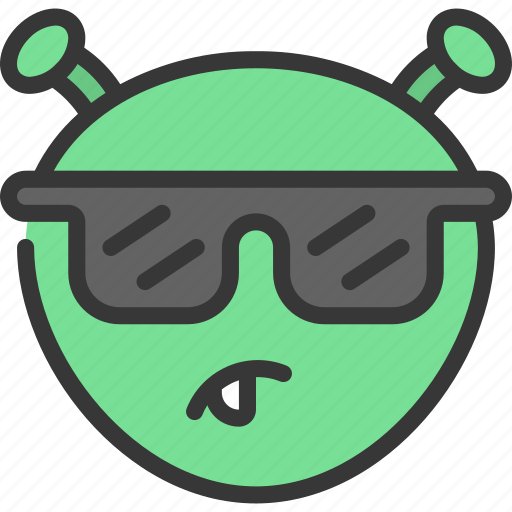 Emoticon, ideogram, smiley, cool, chilled icon - Download on Iconfinder