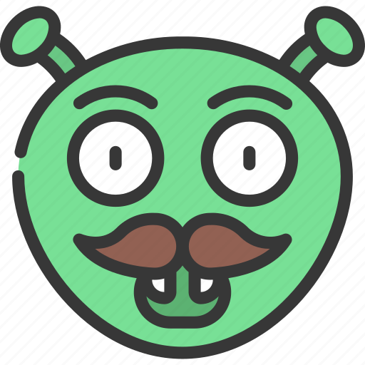 Emoticon, ideogram, smiley, moustache, facialhair icon - Download on Iconfinder