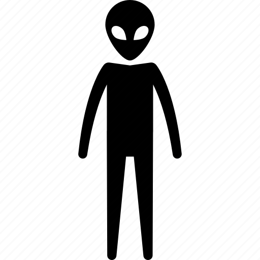 Alien, standing, ufo icon - Download on Iconfinder