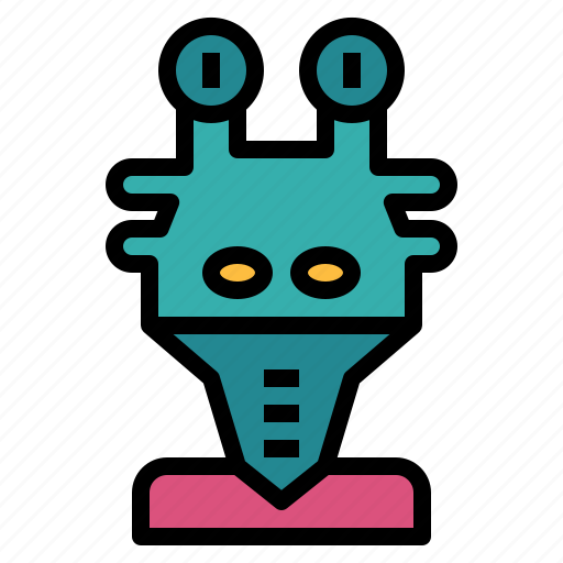 Alien, jajabink, monster, outer, space icon - Download on Iconfinder