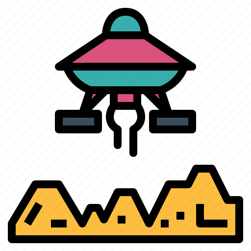 Alien, landing, planet, ufo icon - Download on Iconfinder
