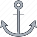 grappling, iron, anchor, dock, fix, hook, sail 
