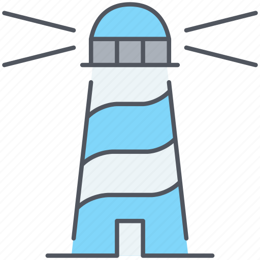 Lighthouse, beacon, nautical, navigation, observation, orientation, watch tower icon - Download on Iconfinder
