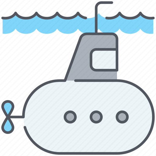 Submarine, diving, exploration, ocean, underwater, water icon - Download on Iconfinder