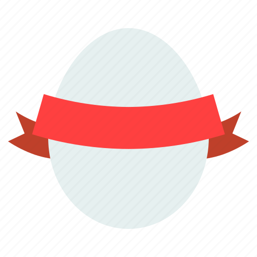Badge, bow, christ, easter, egg, ribbon icon - Download on Iconfinder