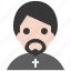avatar, catholic, christian, cross, priest 