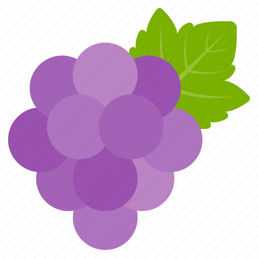 Food, fruit, grape, leave icon - Download on Iconfinder