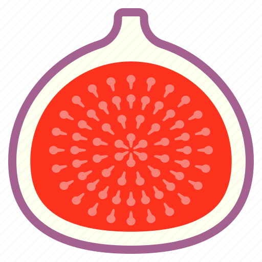 Fig, figs, fruit, half icon - Download on Iconfinder