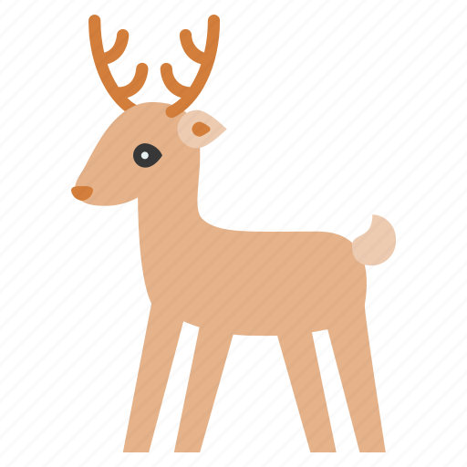 Animal, cute, deer, reindeer icon - Download on Iconfinder