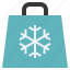 bag, christmas, shopping, winter 