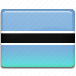 Flag, botswana icon - Download on Iconfinder on Iconfinder