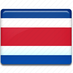 Costa, flag, rica icon - Download on Iconfinder