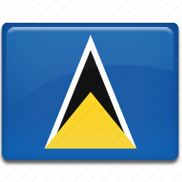 Flag, saint, lucia icon - Download on Iconfinder