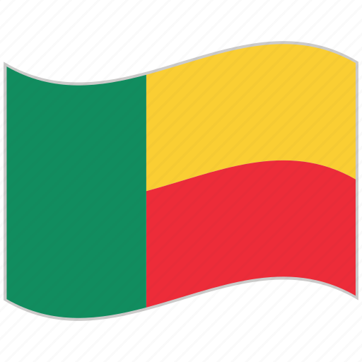 Benin, benin flag, flag, national flag, waving flag, world flag icon - Download on Iconfinder