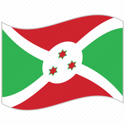 Burundi, burundi flag, flag, national flag, waving flag, world flag icon - Download on Iconfinder