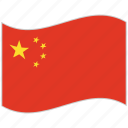 china, china flag, flag, national flag, waving flag, world flag