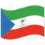 equatorial guinea, equatorial guinea flag, flag, national flag, waving flag, world flag 