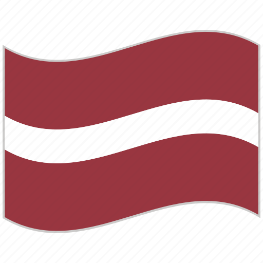 Flag, latvia, latvia flag, national flag, waving flag, world flag icon - Download on Iconfinder