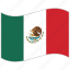 flag, mexico, mexico flag, national flag, waving flag, world flag 