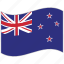 flag, national flag, new zeland, new zeland flag, waving flag, world flag 