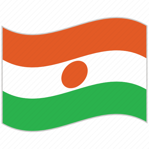 Flag, national flag, niger, niger flag, waving flag, world flag icon - Download on Iconfinder