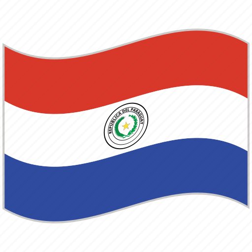 Flag, national flag, paraguay, paraguay flag, waving flag, world flag icon - Download on Iconfinder