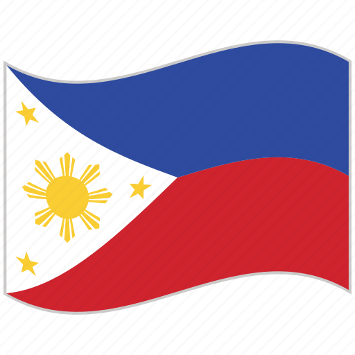 Flag, national flag, philippines, philippines flag, waving flag, world flag icon - Download on Iconfinder