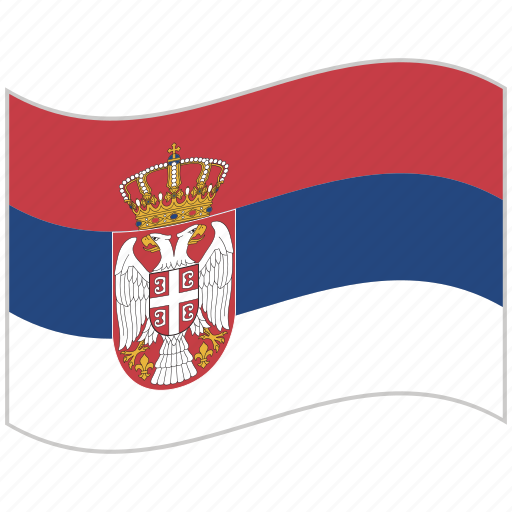Flag, national flag, serbia, serbia flag, waving flag, world flag icon - Download on Iconfinder