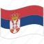 flag, national flag, serbia, serbia flag, waving flag, world flag 