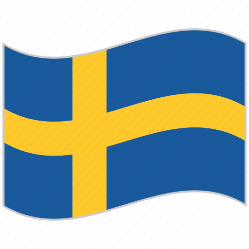 Flag, national flag, sweden, sweden flag, waving flag, world flag icon - Download on Iconfinder