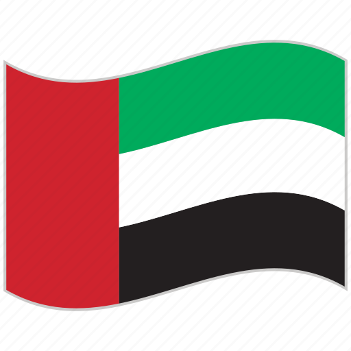 Flag, national flag, united arab emirates, united arab emirates flag, waving flag, world flag icon - Download on Iconfinder