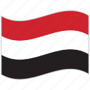 flag, national flag, waving flag, world flag, yemen, yemen flag