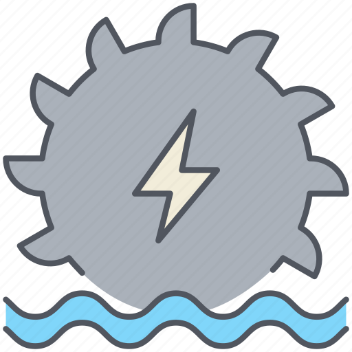 Hydropower, dam, electricity, energy, power, renewable, waterfall icon - Download on Iconfinder