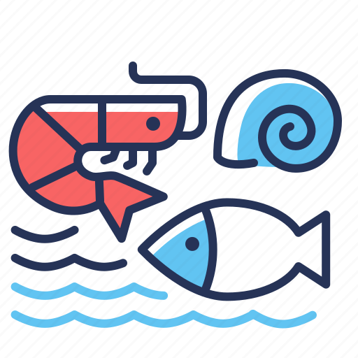 Fish, seafood, seashell, shrimp icon - Download on Iconfinder