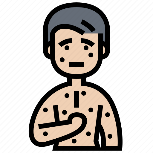 Allergic, anaphylaxis, dermatology, immunity, itchiness icon - Download on Iconfinder