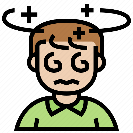 Confuse, dizziness, emotion, headache, sickness icon - Download on Iconfinder