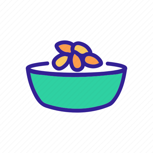 Almond, delicious, dish, food, ingredient, natural, organic icon - Download on Iconfinder
