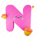 n, alphabet 