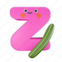 z, alphabet